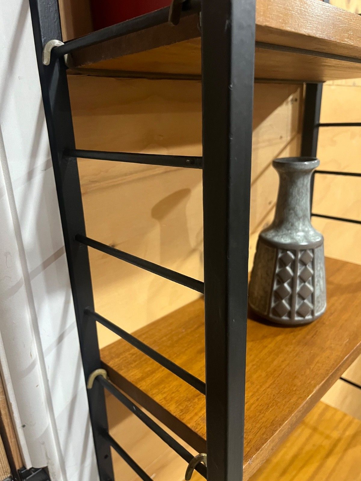 Ladderax Bookshelf 1960’s Teak Bookshelves Ladderax By Staples photo for sale