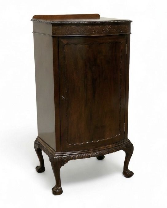 Handsome Edwardian Mahogany Side Or Drinks Cabinet photo for sale