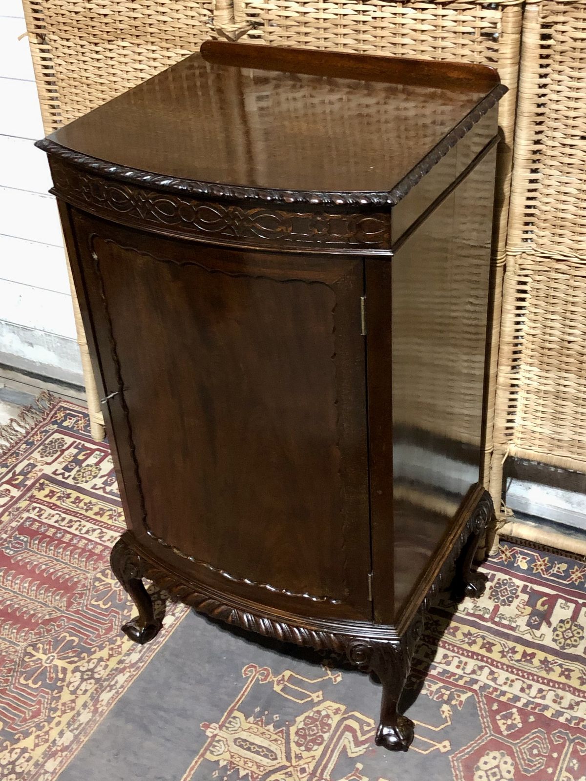 photo buy Handsome Edwardian Mahogany Side Or Drinks Cabinet