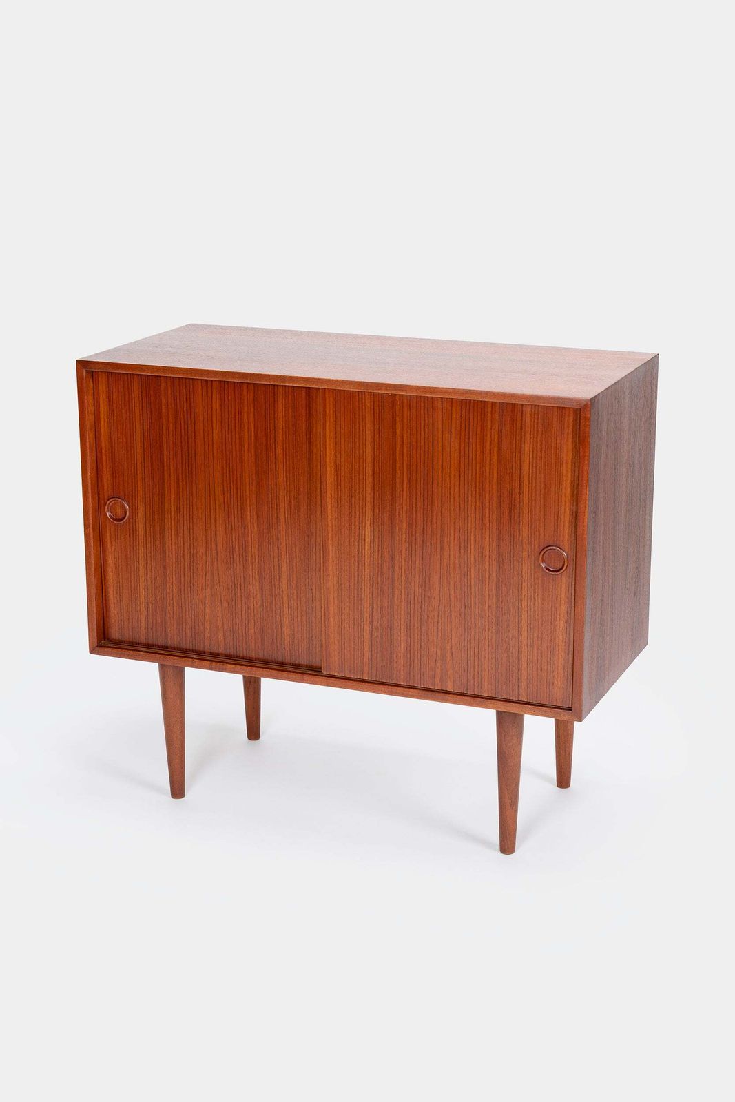 Kai Kristiansen, Feldballes, Sliding Door Wardrobe, Teak, Denmark, 60s