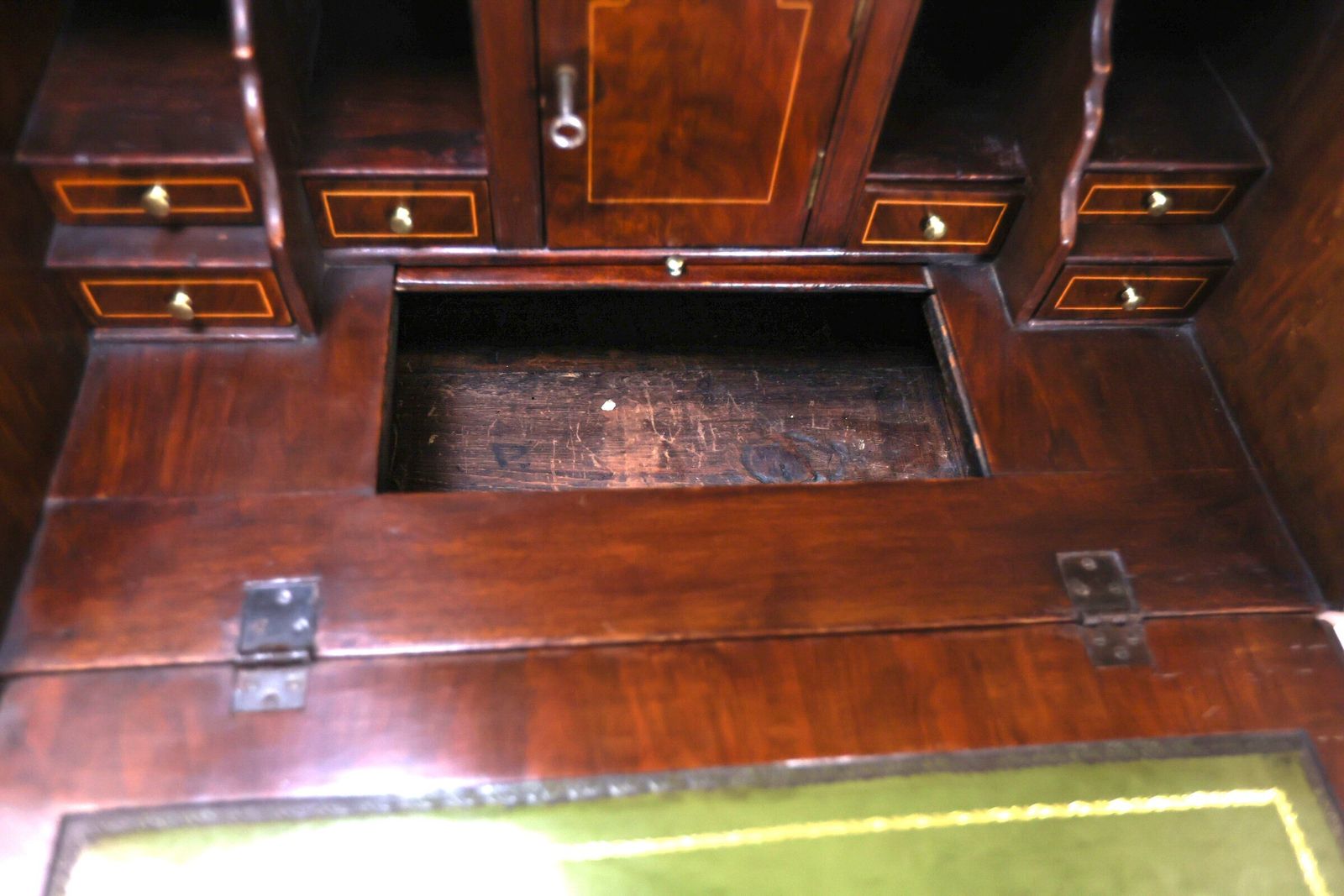 Queen Anne Style Walnut Bureau 1920s photo Furniture