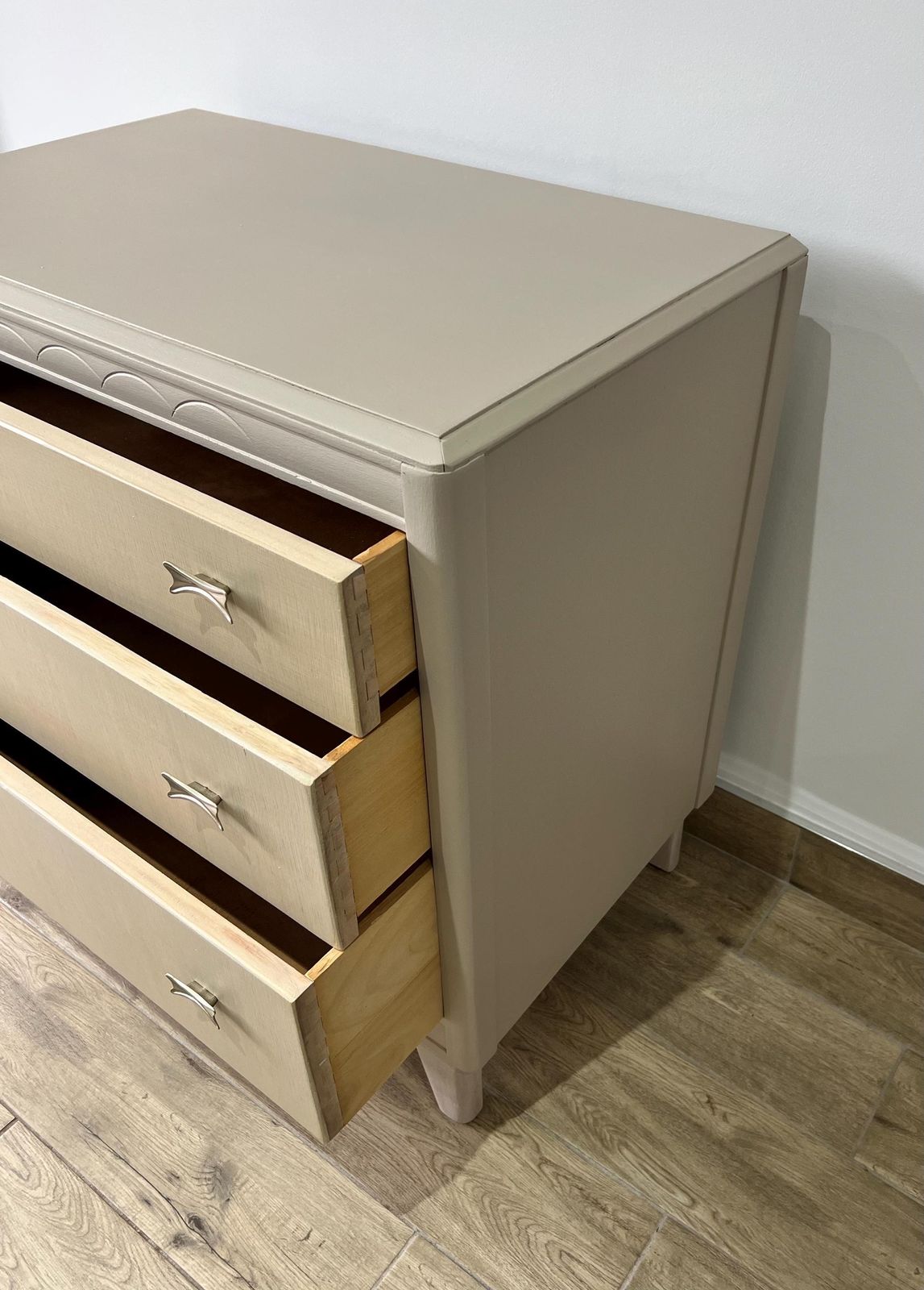 Pair Of Mid Century Lebus Chest Of Drawers, Bedside Cabinets photo vintage