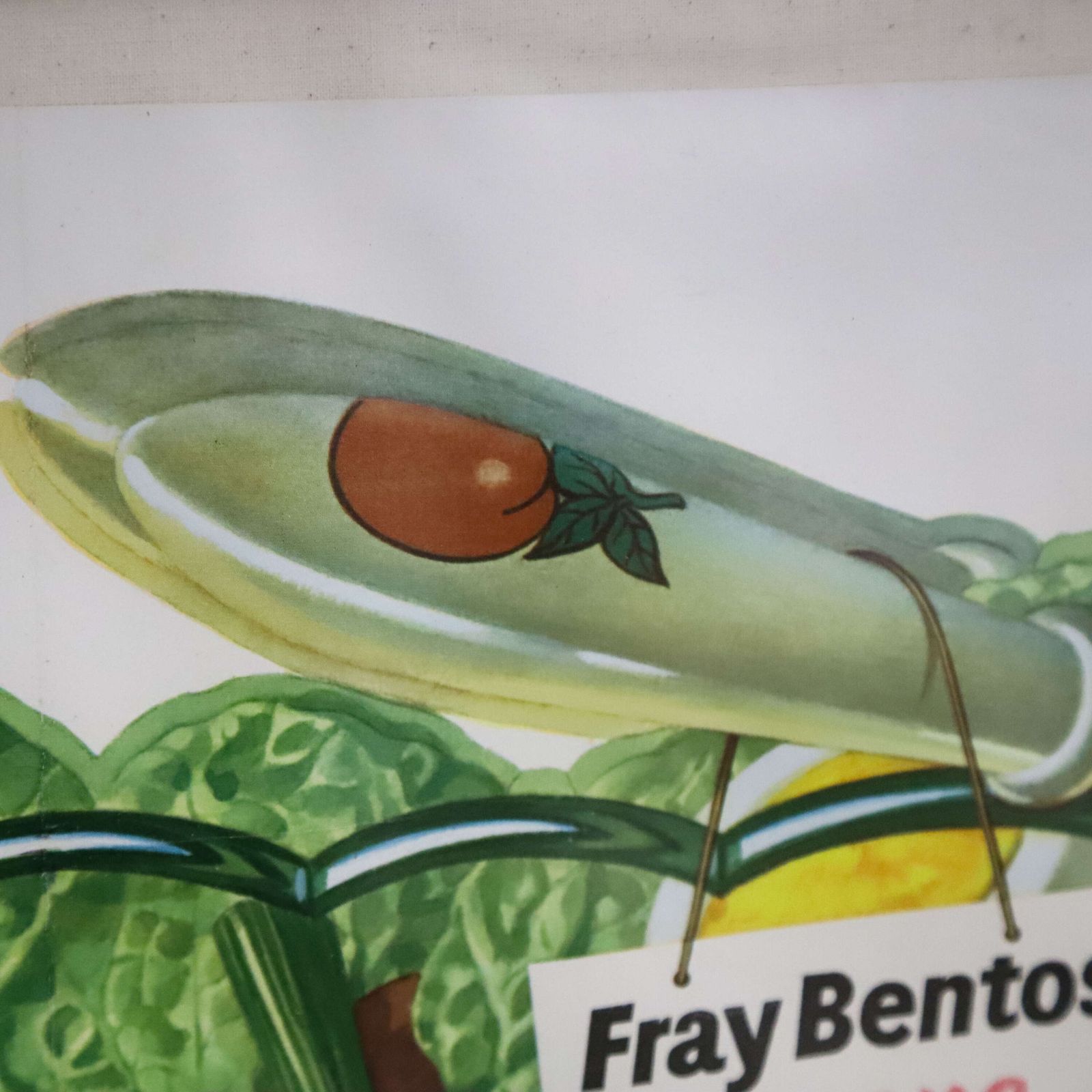 Original 1950s Fray Bentos Advertising Poster photo vinterior