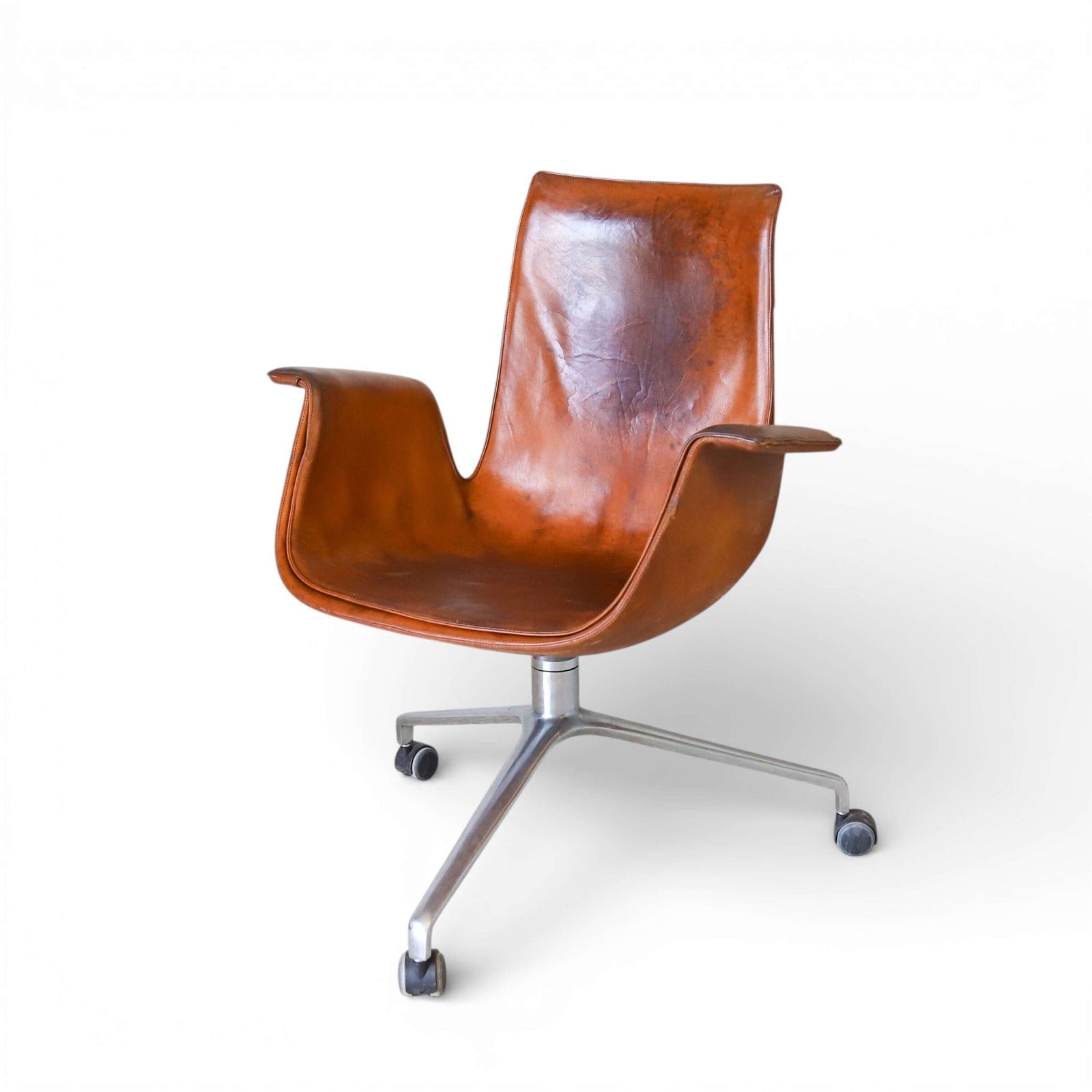 Vintage Tulip Office Chair By Preben Fabricius & Jørgen Kastholm
