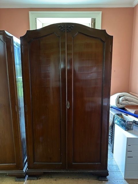 Single Mahogany Wardrobe