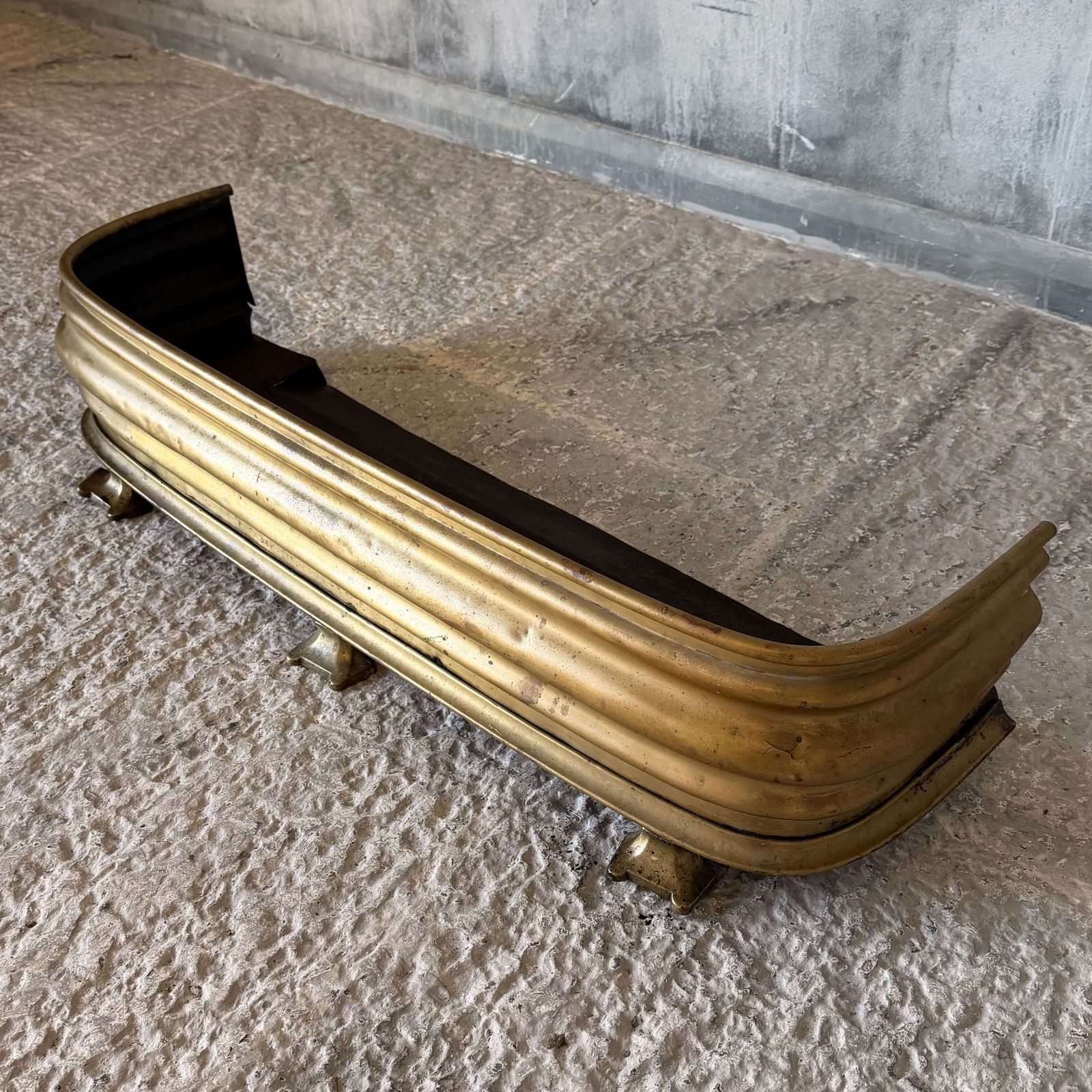 Brass Fender, 1800s, Antique photo Home Fixtures