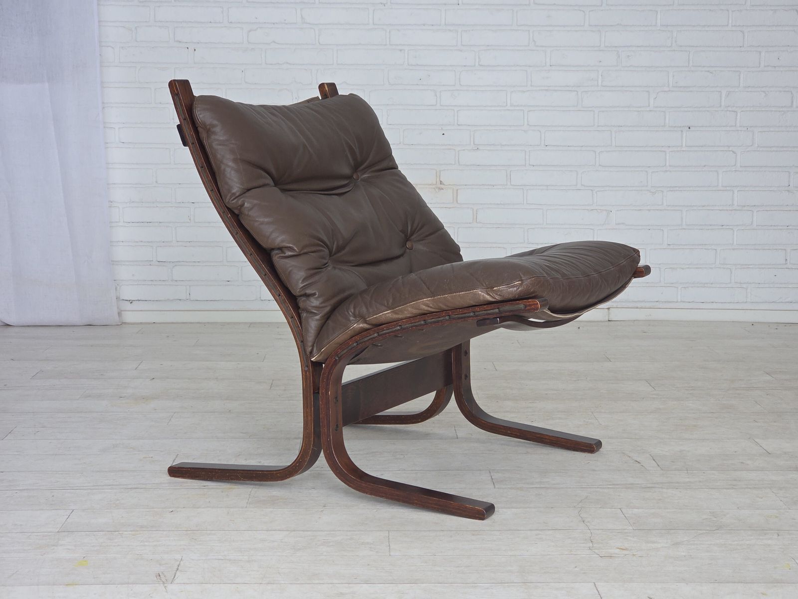 1970s, Norwegian Design By Ingmar Relling, Model "Siesta", Set Of 2 Chairs With Footstool. photo buy