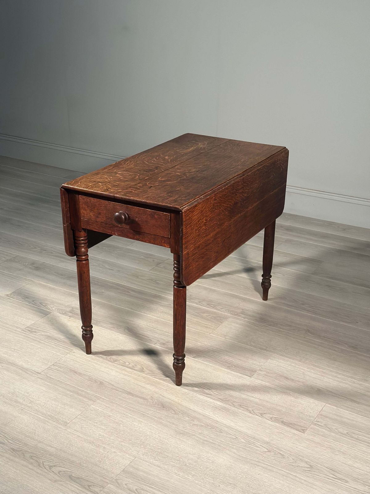 photo for sale Country Oak Pembroke Table, 1800s