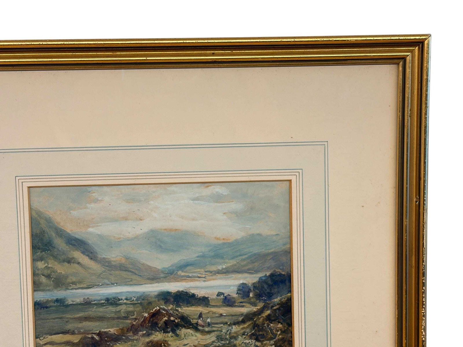 photo vinterior William Manners (1860–1930) C1890 Haweswater Watercolour Lake District Pre 1935 Reservoir Exhibited Rsba Artist