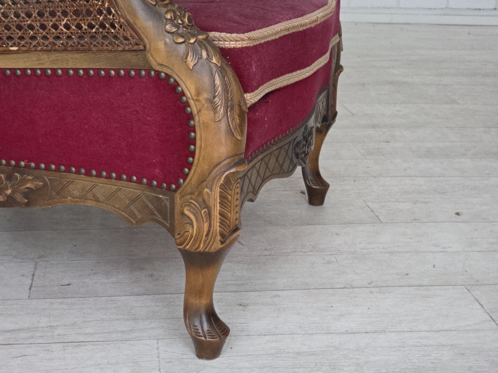 1930s, Danish Armchair, Furniture Velour, Ash Wood. photo Furniture