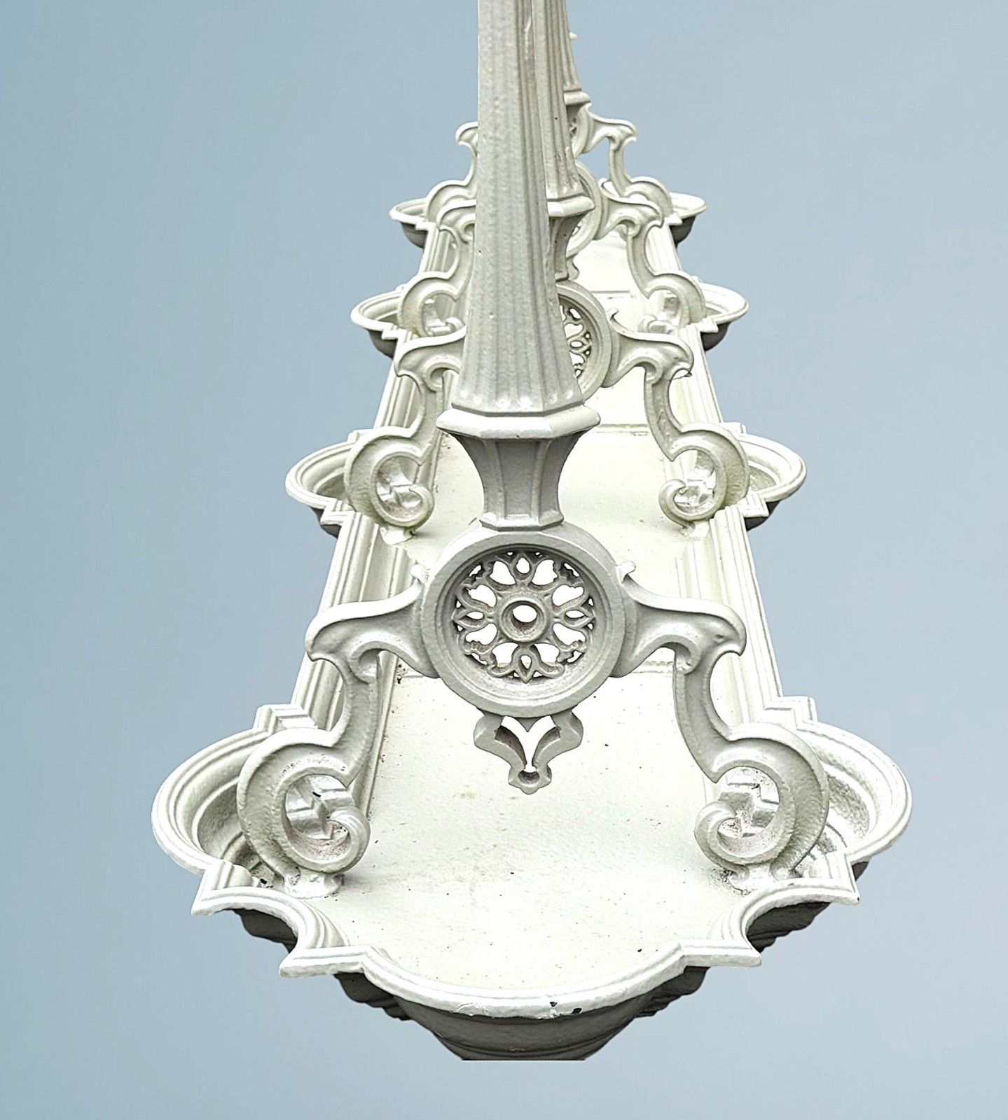 A Large Antique French Cast Iron Umbrella / Stick Stand photo vintage