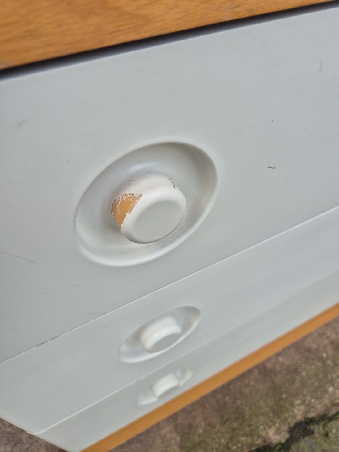 photo for sale Retro/Vintage/ Mid Centurystag 3 Drawer Chest Of Drawers