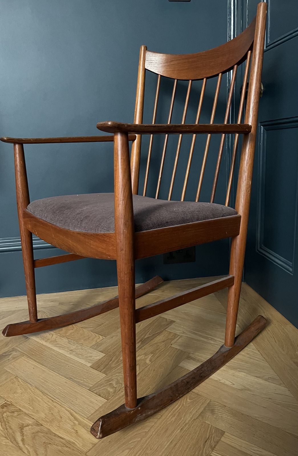 Arne Vodder Sibast Rocking Chair   Mid Century Vintage Danish photo for sale