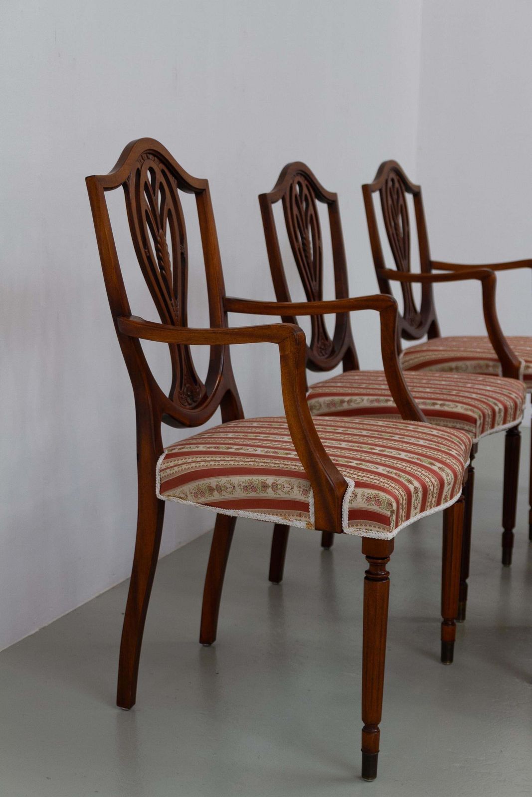 Furniture Danish Hepplewhite Mahogany Dining Chairs By Farre Møbelfabrik, 1970s. Set Of 6. photo