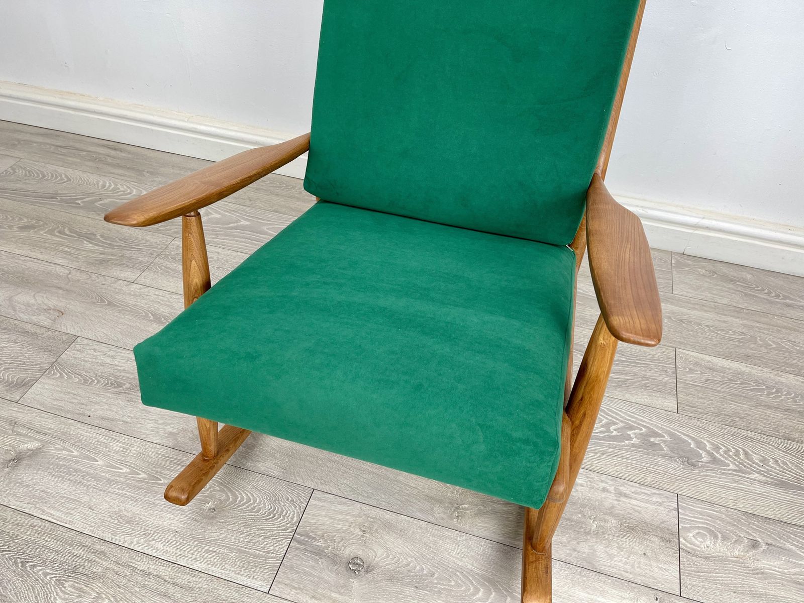 Mid Century Rocking Chair By Scandart photo vintage