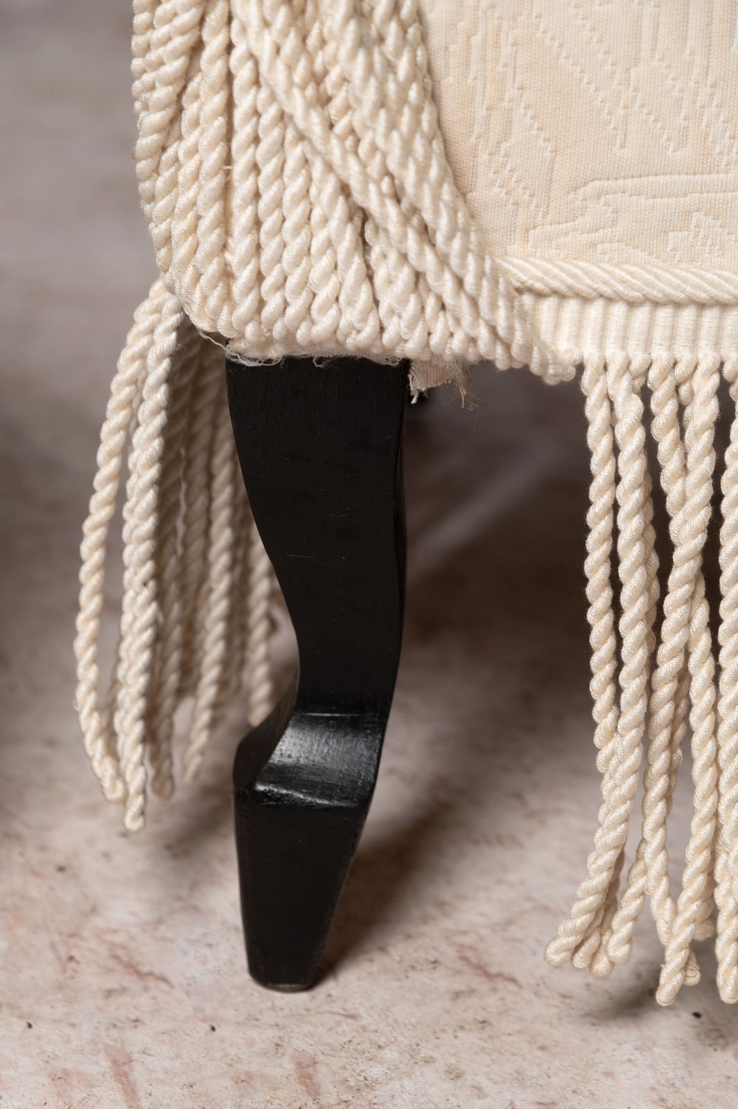 French Pair Of Slipper Chairs For Upholstery photo for sale