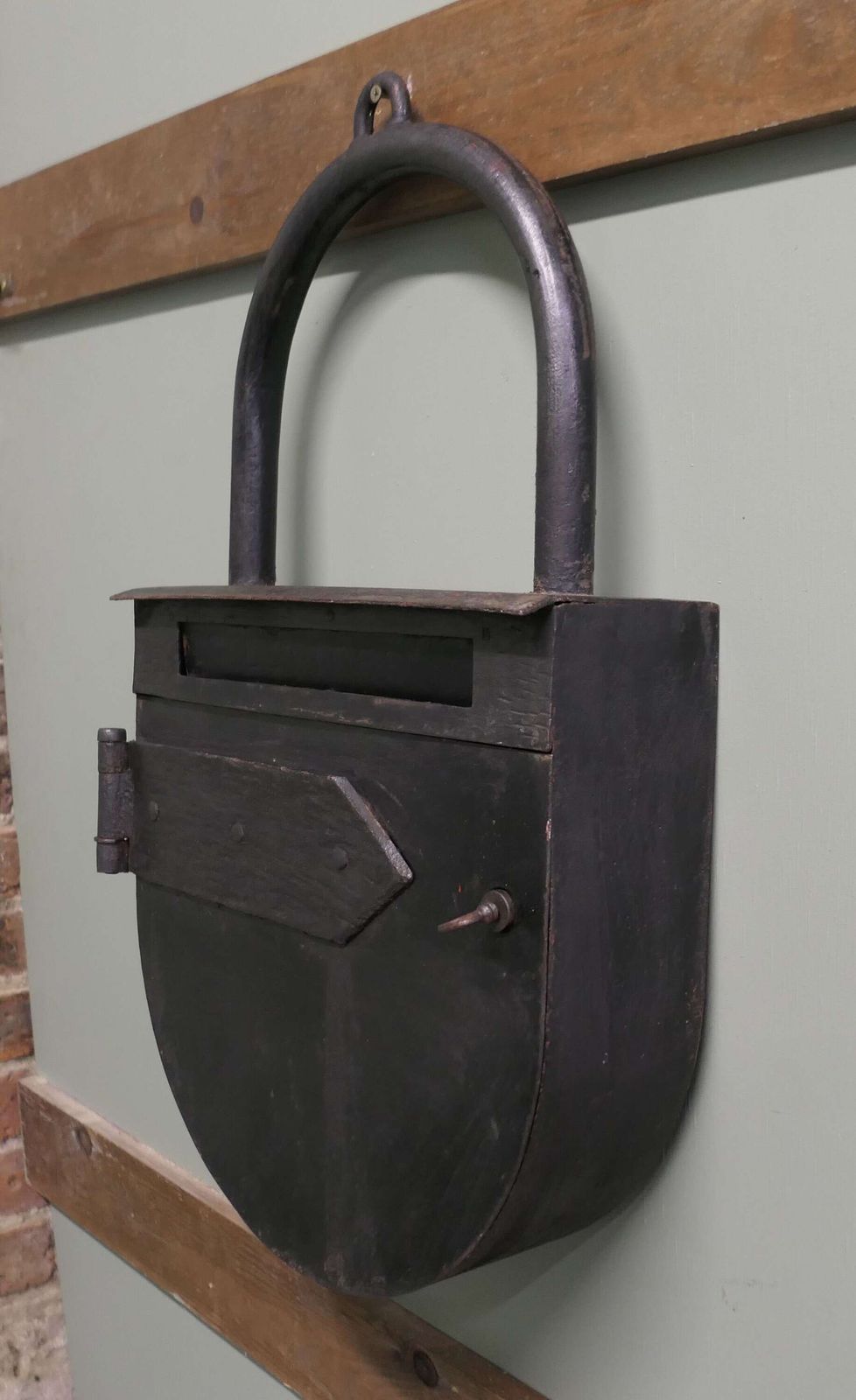 19th Century Trade Sign Letter Box, Locksmith. The Post Box Is A Very Unusual Piece, It I photo 2100.0