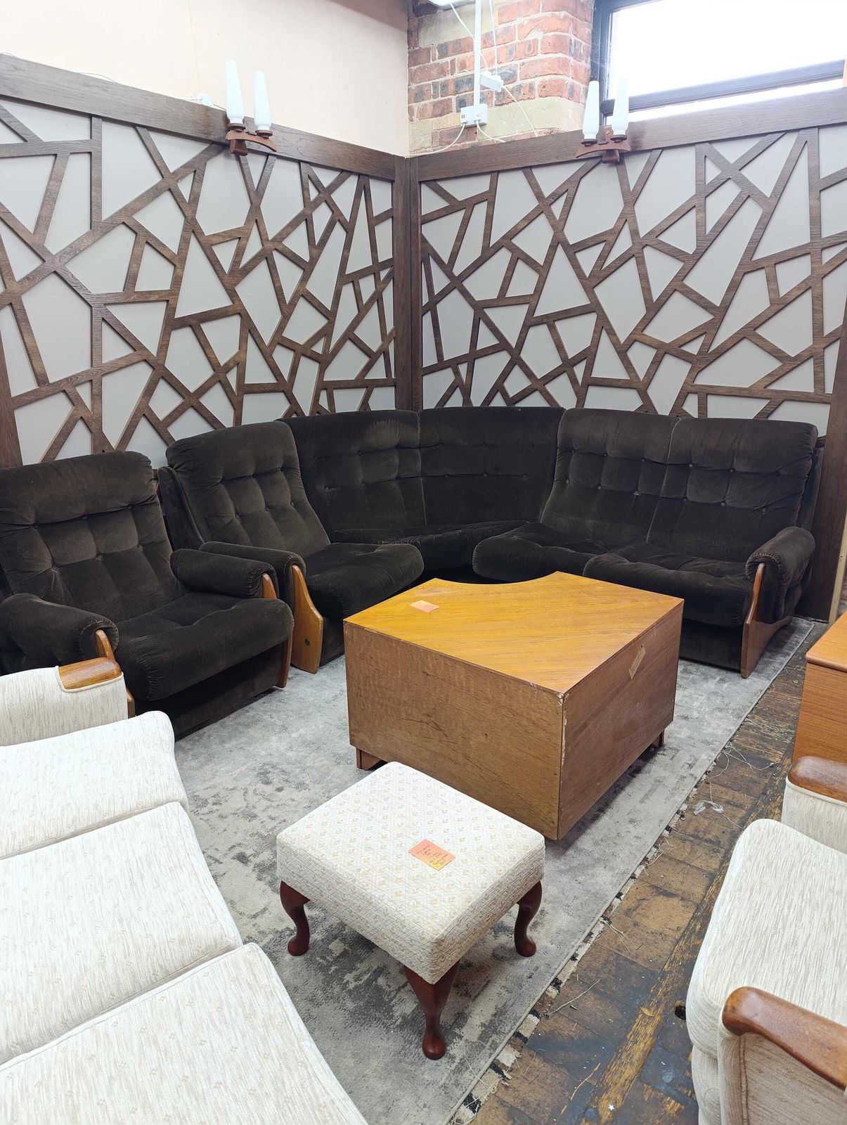 Rare G Plan Saddleback Teak Corner Lounge Suite, 1960s photo furniture