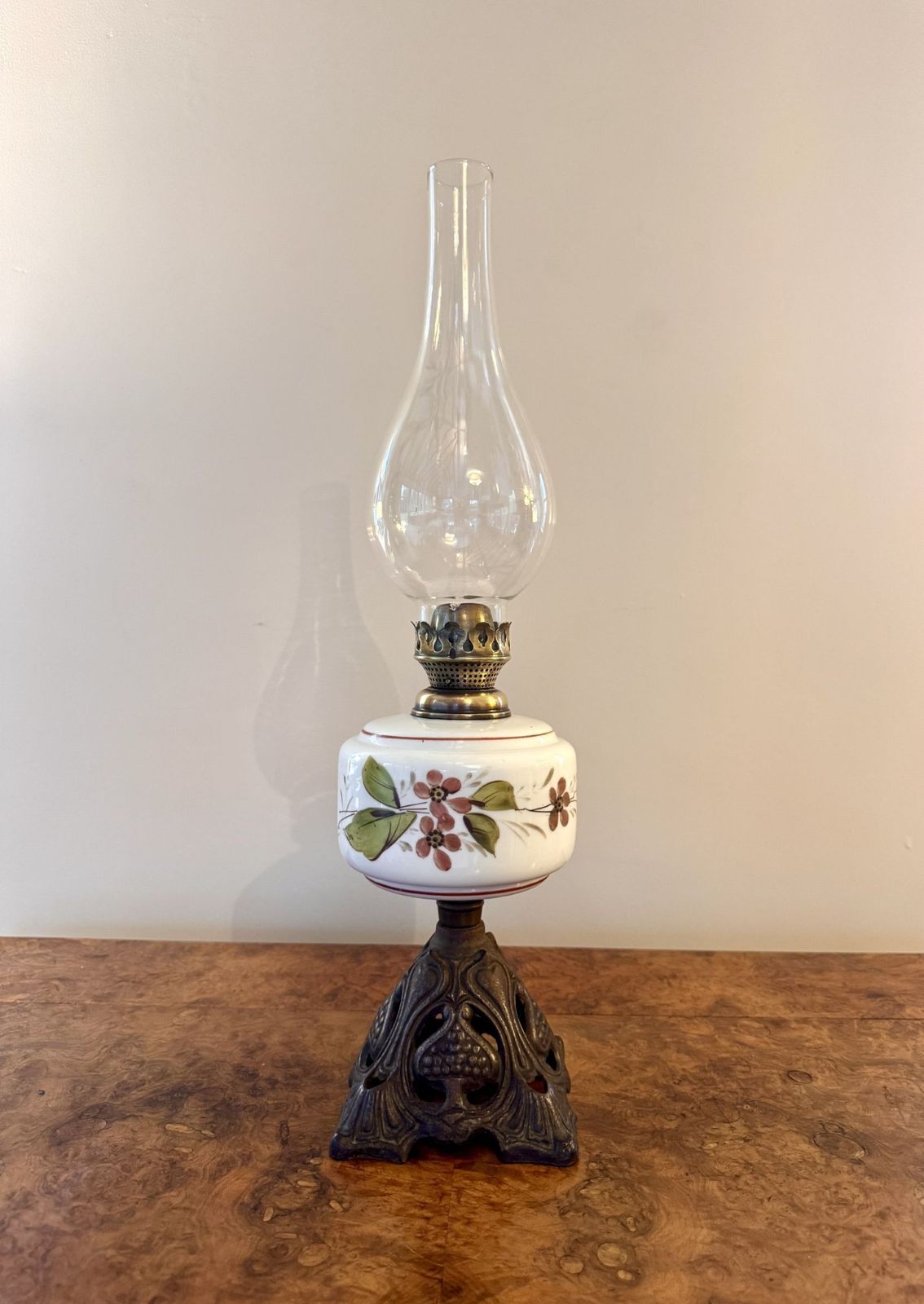 Pretty Victorian Oil Lamp photo Lighting