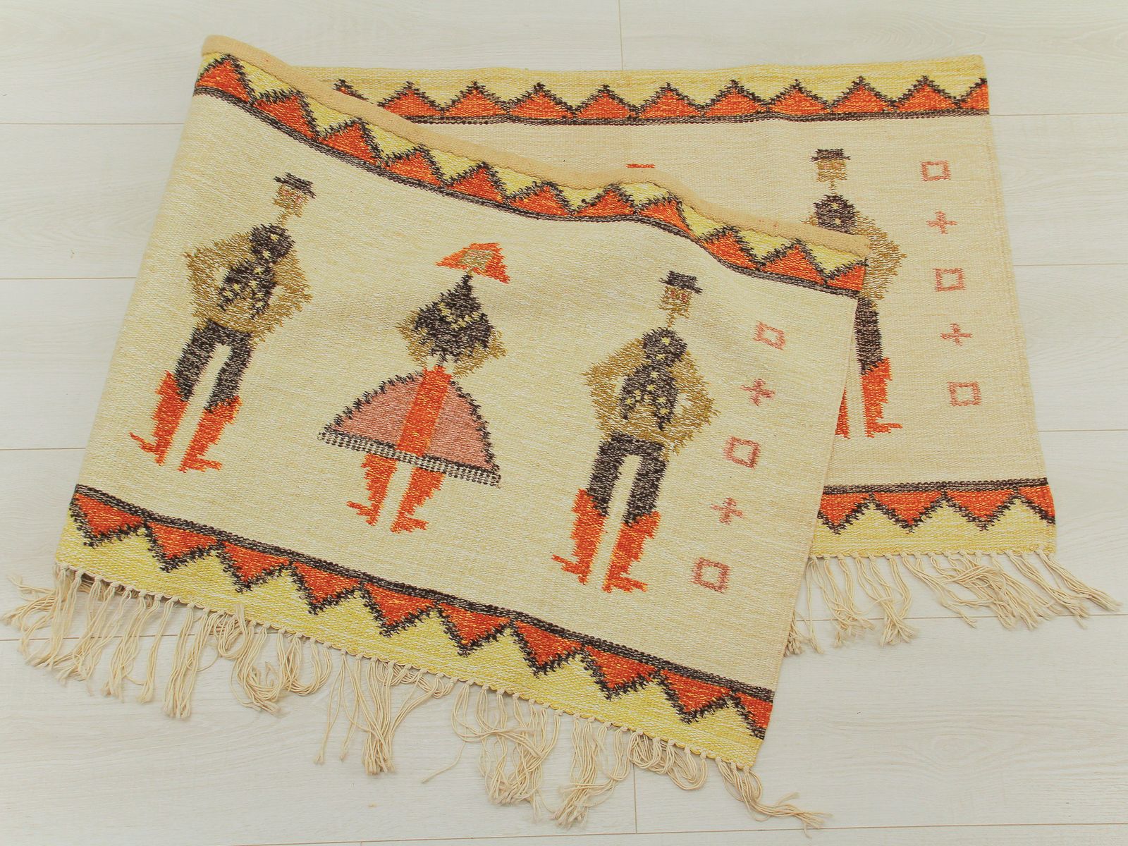 Vintage Scandinavian Wall Tapestry By Eva Nemeth, Ca. 1970s photo 360.0