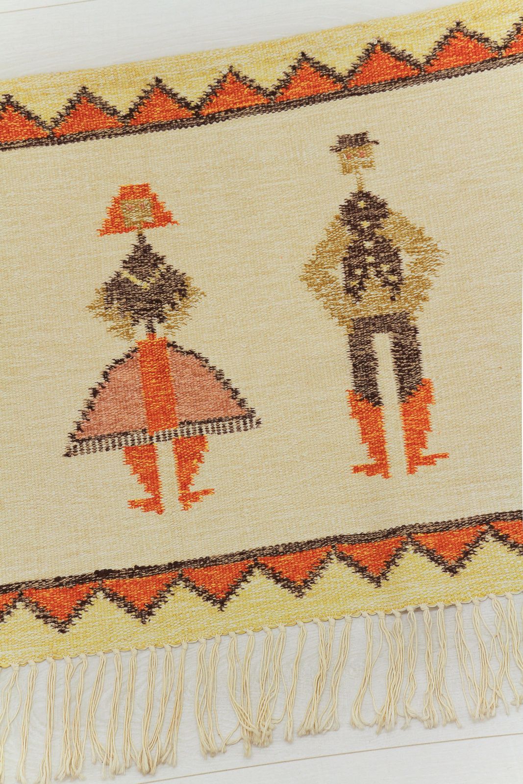 Vintage Scandinavian Wall Tapestry By Eva Nemeth, Ca. 1970s photo vintage