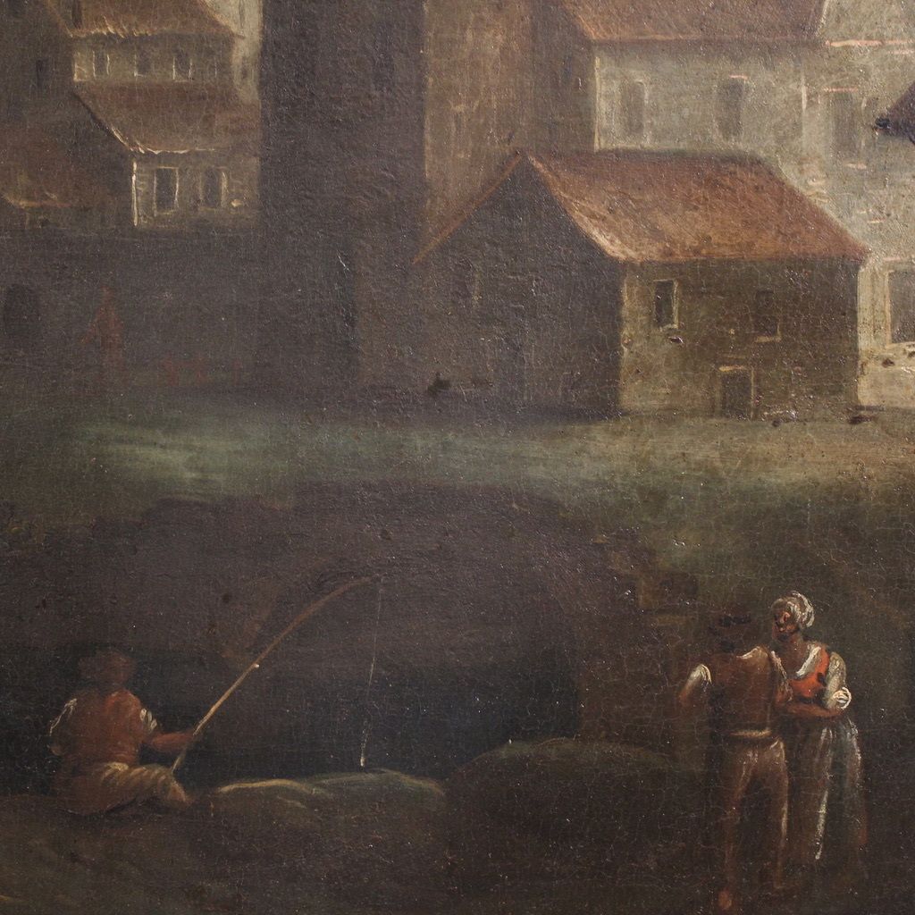 3000.0 Antique 18th Century French Seascape Painting photo