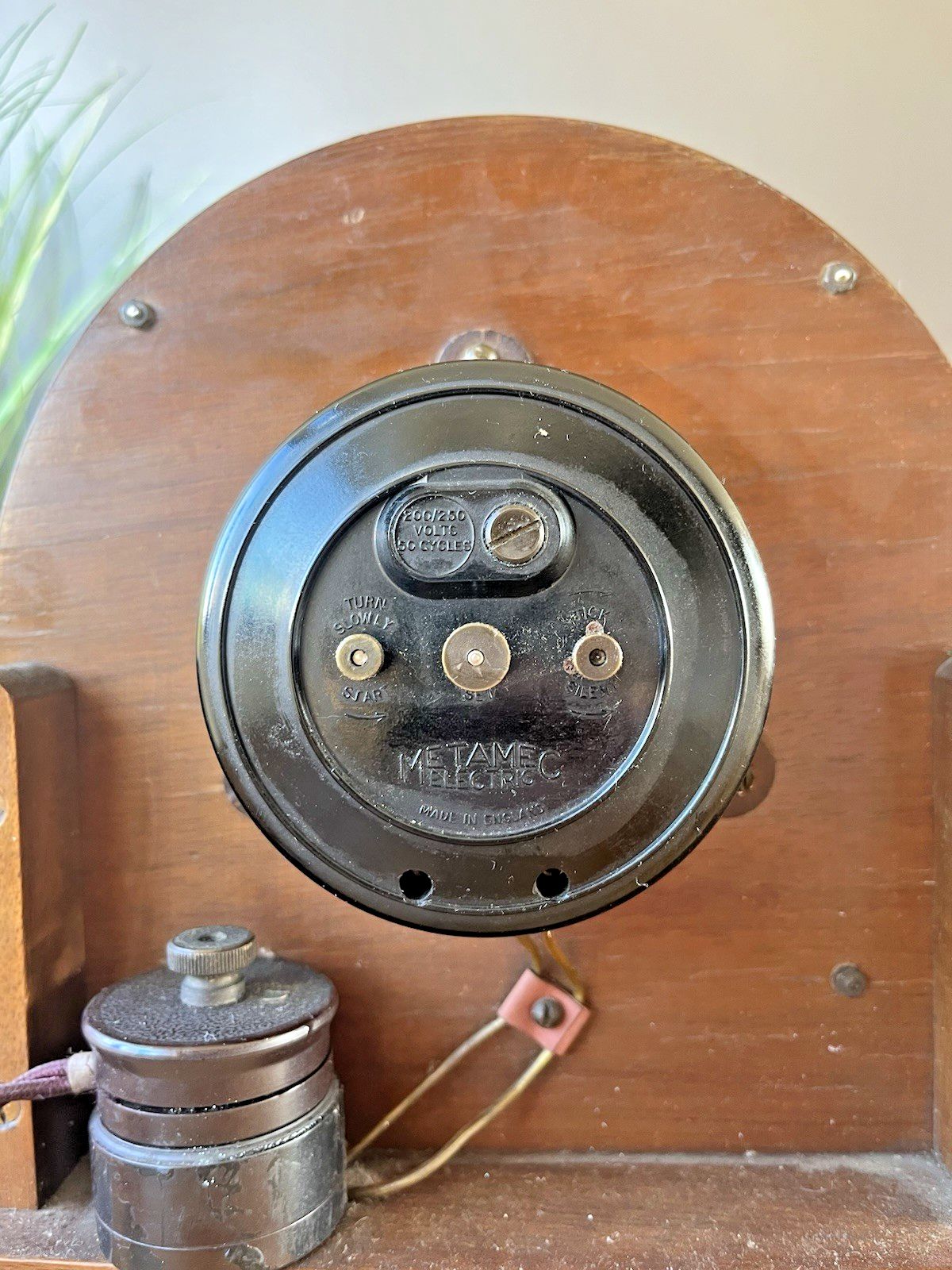 Large Antique Art Deco Oak Metamec Presentation Mantel Clock Prop Spares Repairs photo buy