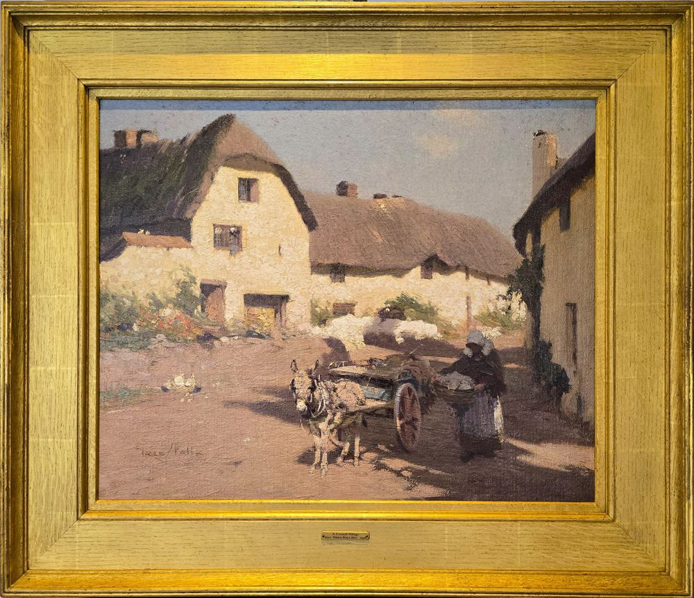 Fred Hall (1860 1948) – Porlock Weir, Somerset Painting. photo furniture
