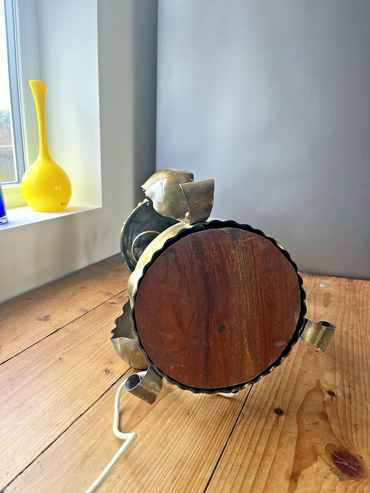 photo furniture Huge Antique Arts & Crafts / Art Nouveau Brass Ceiling Light Porch Lantern Lamp