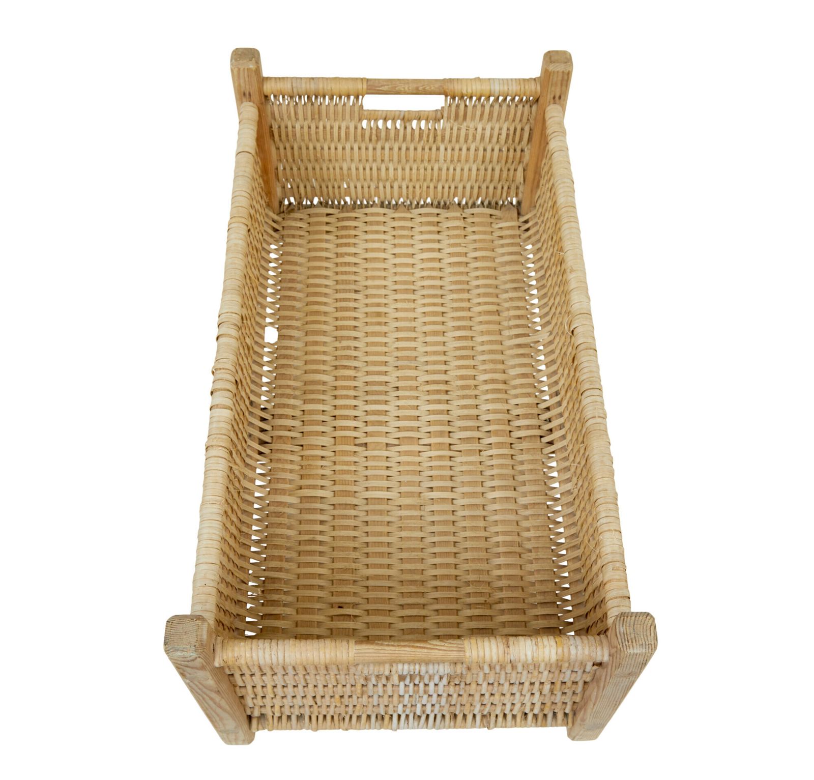 Scandinavian 19th Century Hand Woven Pine Basket photo buy