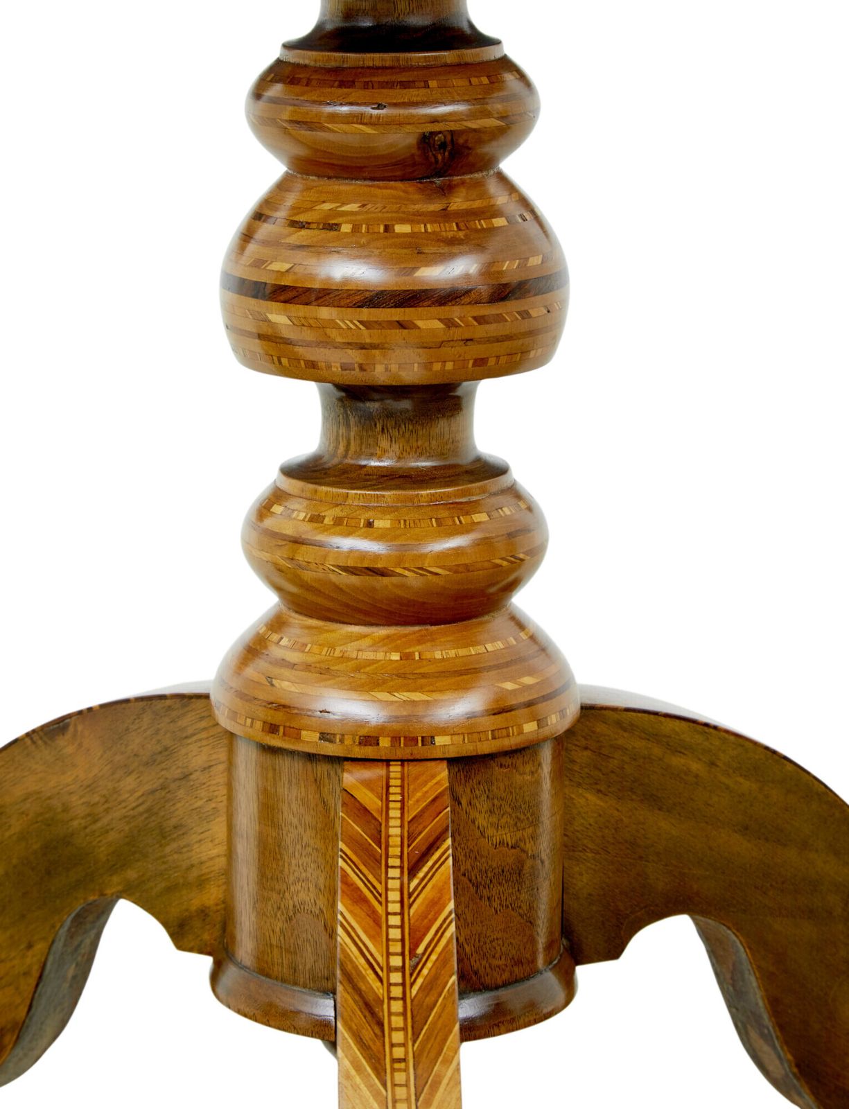 Italian 19th Century Inlaid Walnut Sorrento Table photo for sale