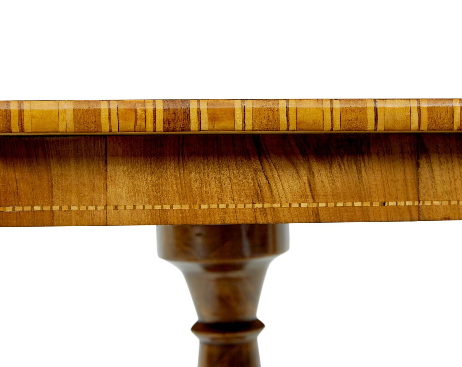 Italian 19th Century Inlaid Walnut Sorrento Table photo Furniture