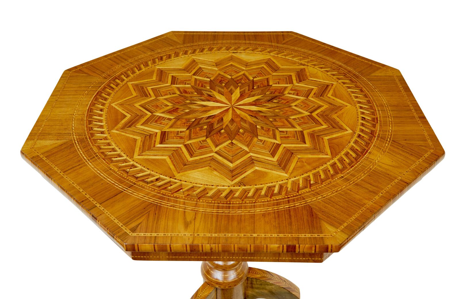 Italian 19th Century Inlaid Walnut Sorrento Table photo buy