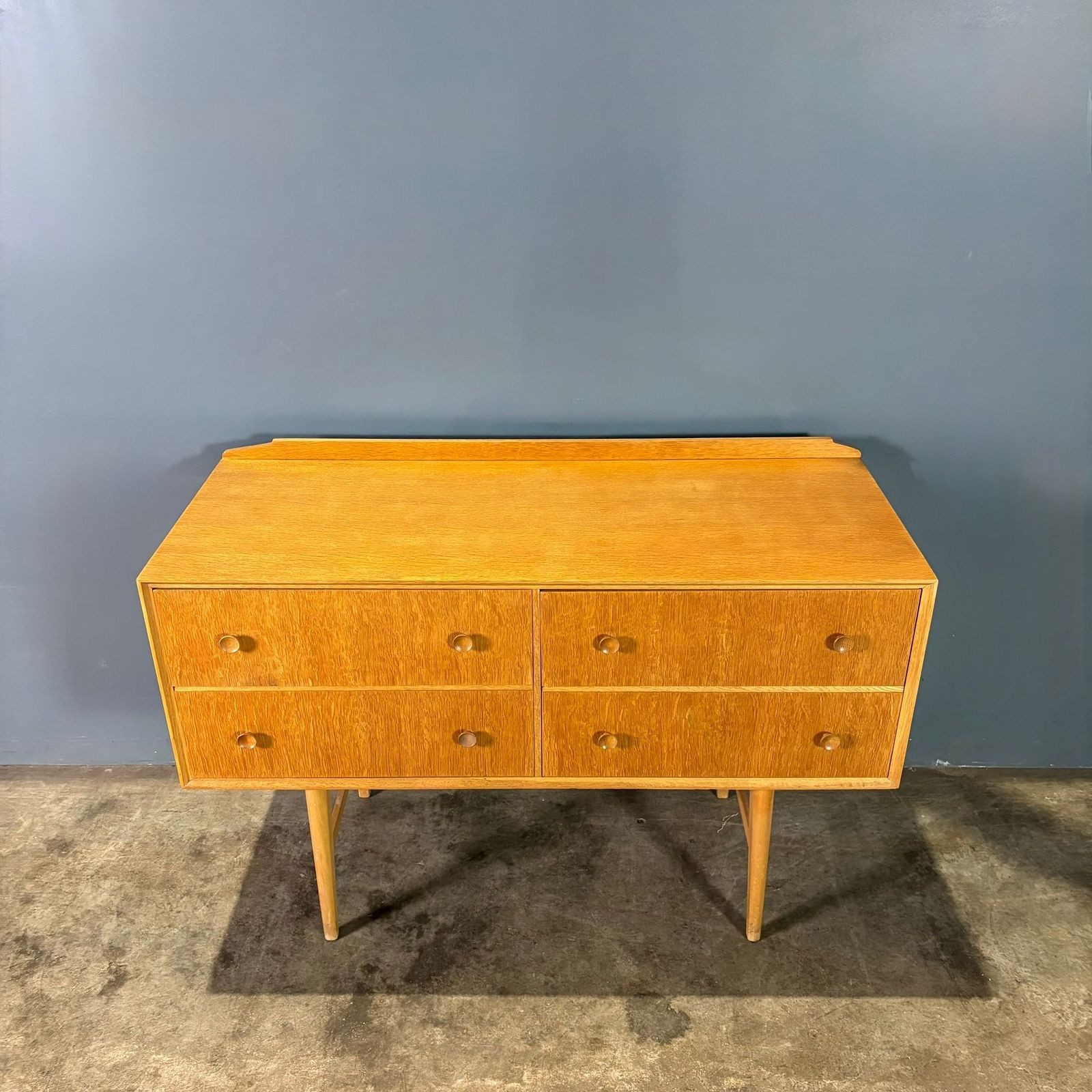 Meredew Oak Sideboard/Chest Of Drawers Mid Century Retro Mcm Set 1 photo Furniture