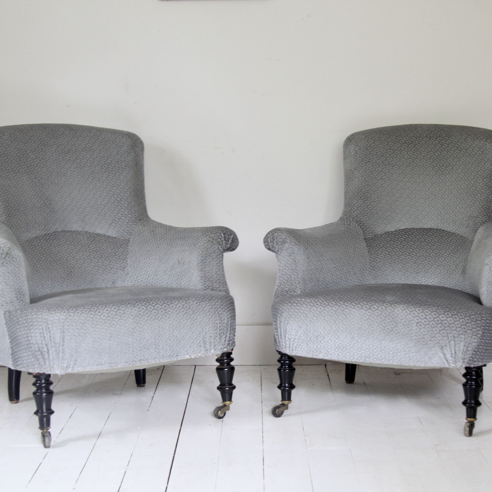 Beautiful Pair Of Late 19th Century French Armchairs photo furniture