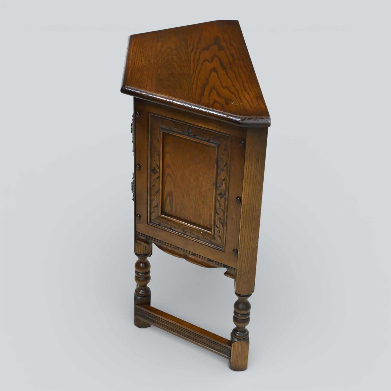 Old Charm Canted Hall Table Light Oak Finish Free Uk Delivery* photo for sale