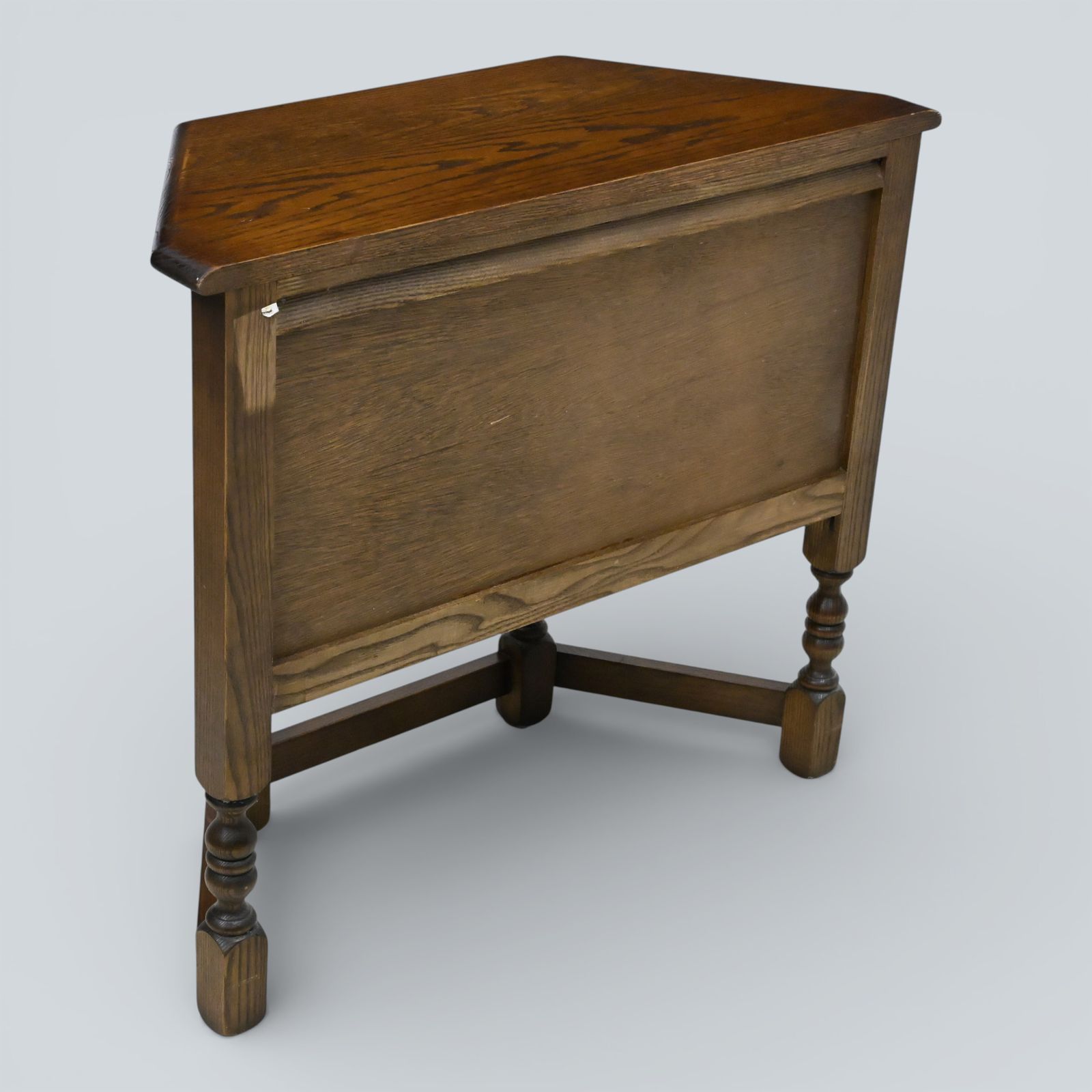 Old Charm Canted Hall Table Light Oak Finish Free Uk Delivery* photo Furniture