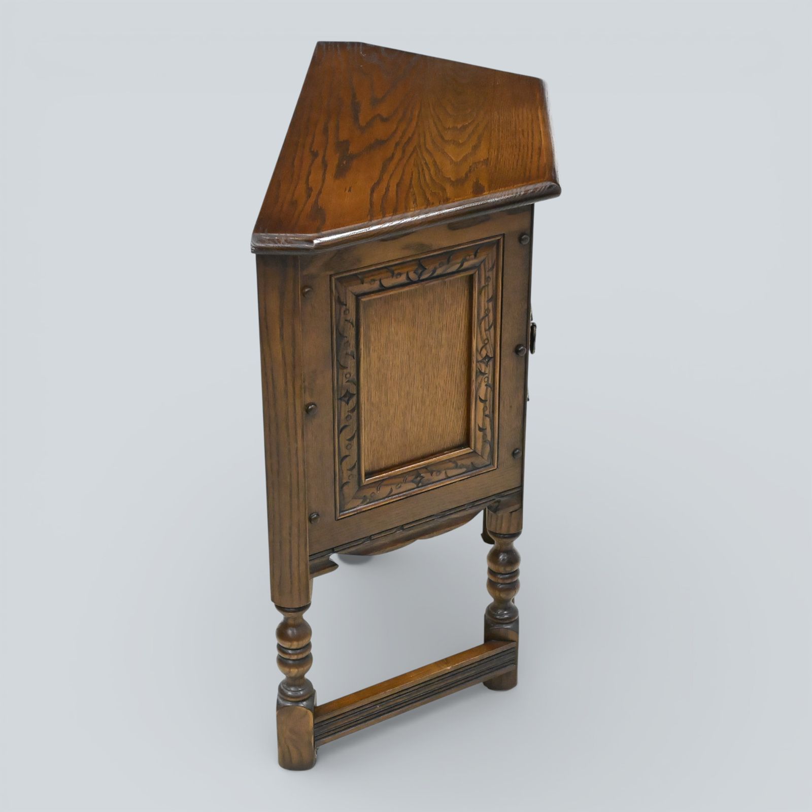 Old Charm Canted Hall Table Light Oak Finish Free Uk Delivery* photo buy