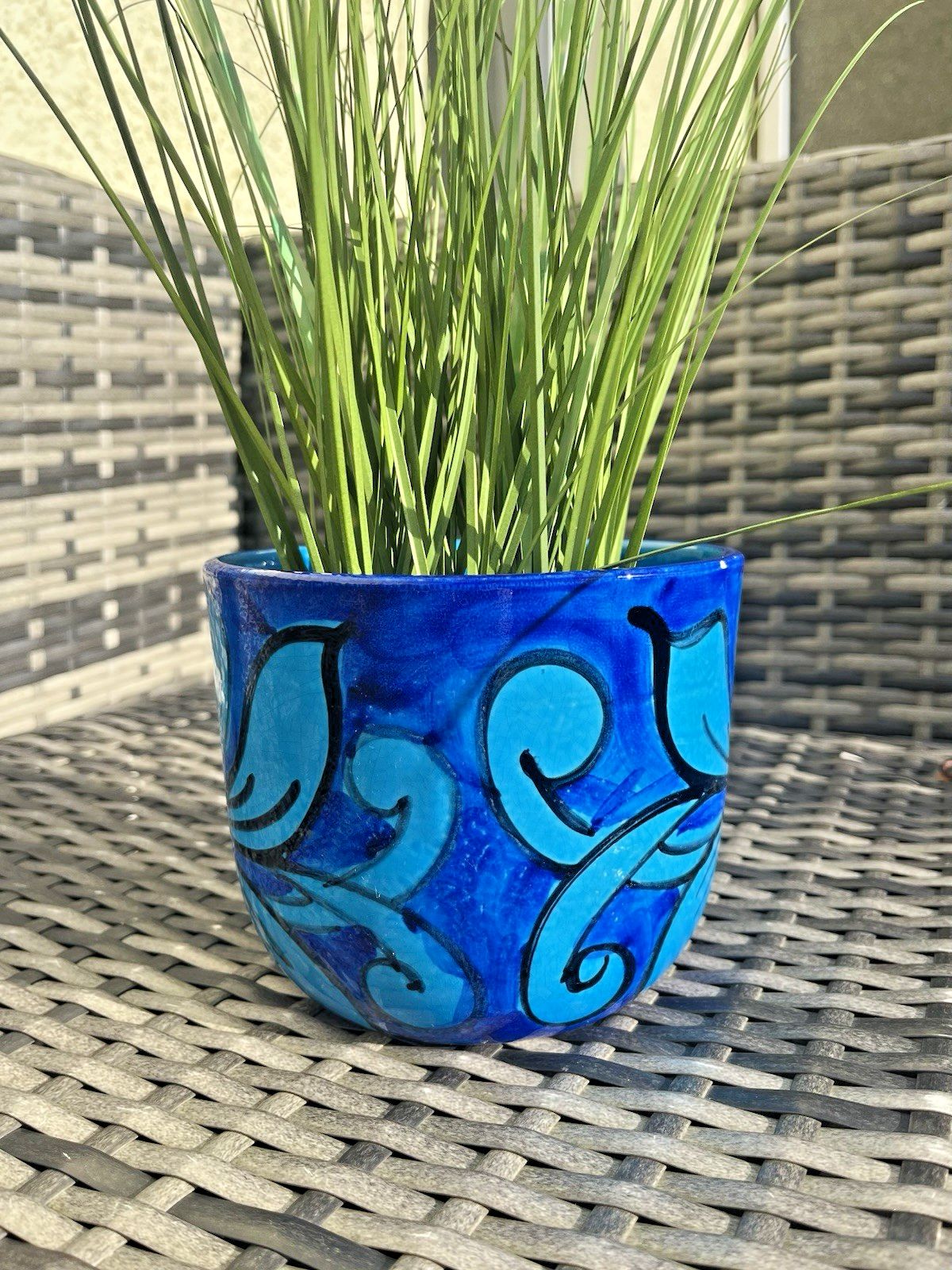 photo furniture Mid Century 60's Italian Bellini Pottery For Raymor Floral Planter Plant Pot