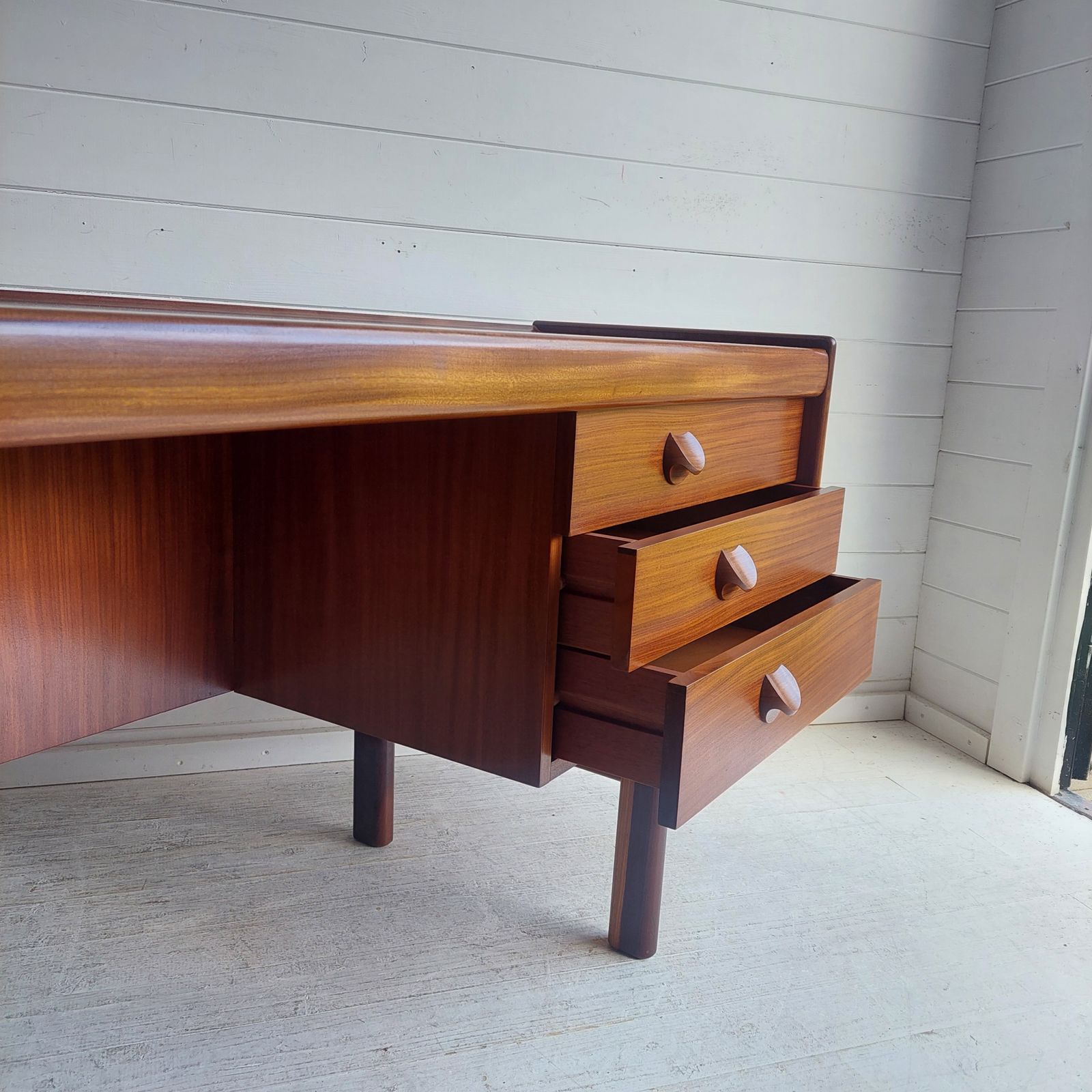 photo furniture Mid Century Teak Dressing Table  Desk By White And Newton, 1960s England