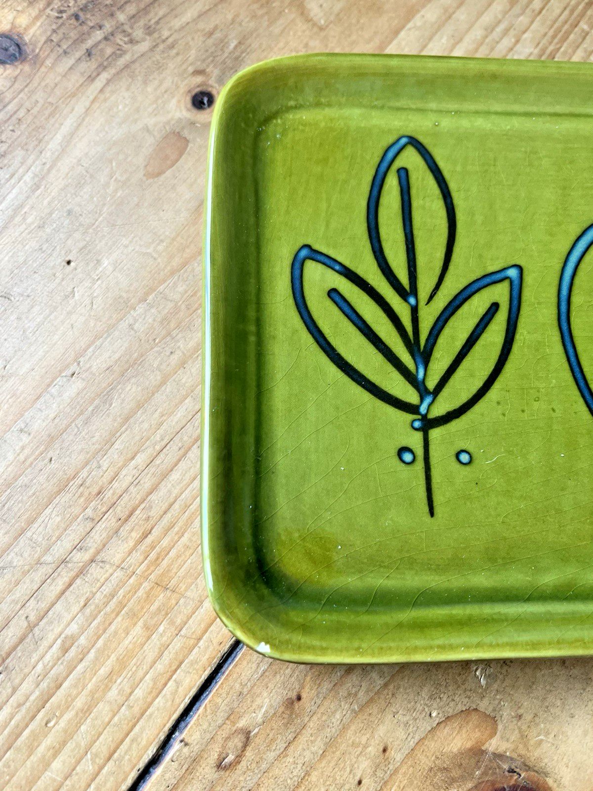 photo furniture Mid Century Danish Illums Bolighus Stylised Apple Pottery Sandwich Plate Tray