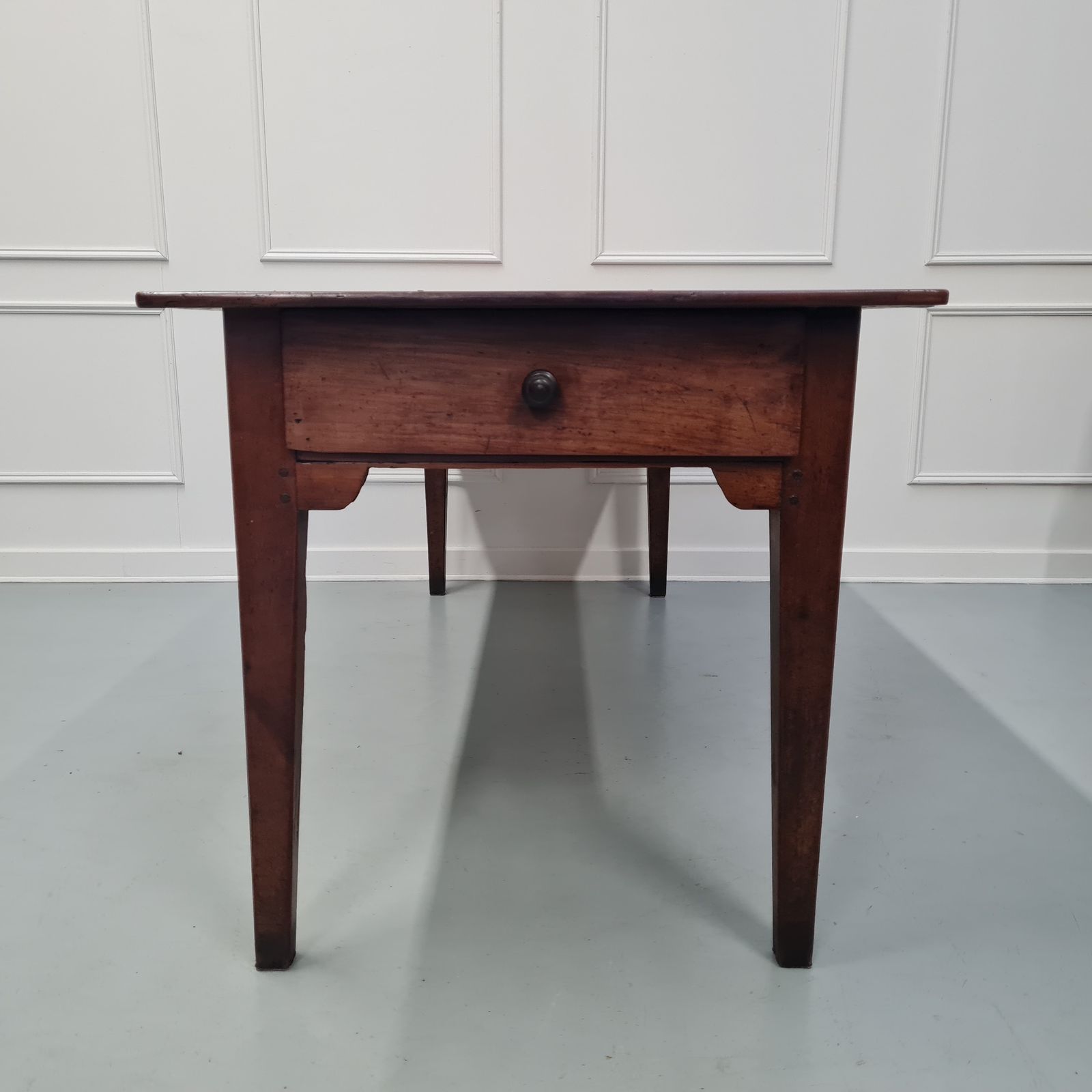 Fantastic Antique French Cherry Wood Farmhouse Table C1840  Free Delivery Eng/Wales photo furniture