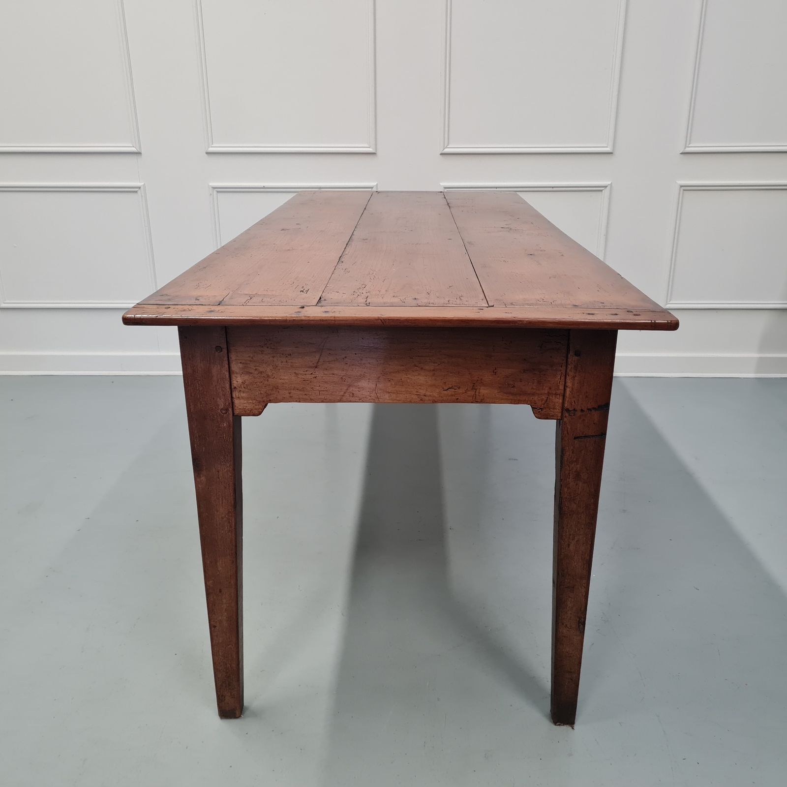 Fantastic Antique French Cherry Wood Farmhouse Table C1840  Free Delivery Eng/Wales photo vintage