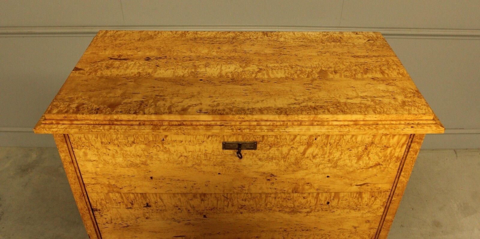 19th‑Century Swedish Masur Birch Secretaire photo furniture