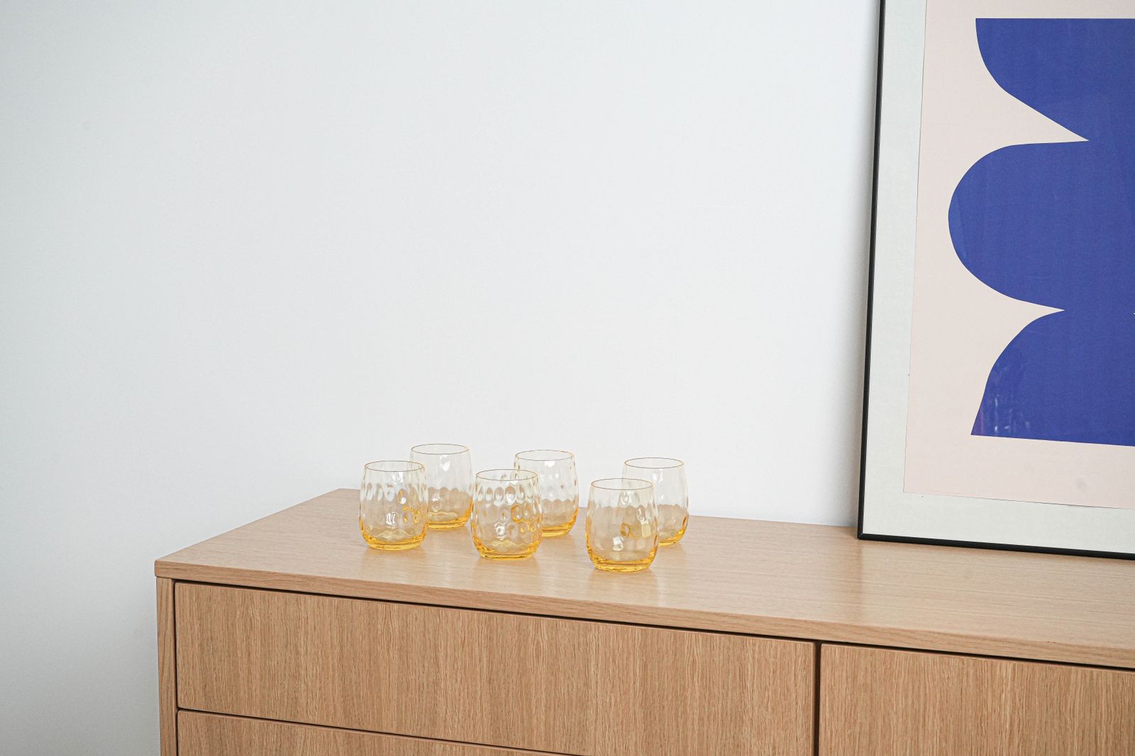 Set Of Six Glasses, Italian Design, 1970s, Made In Italy photo buy
