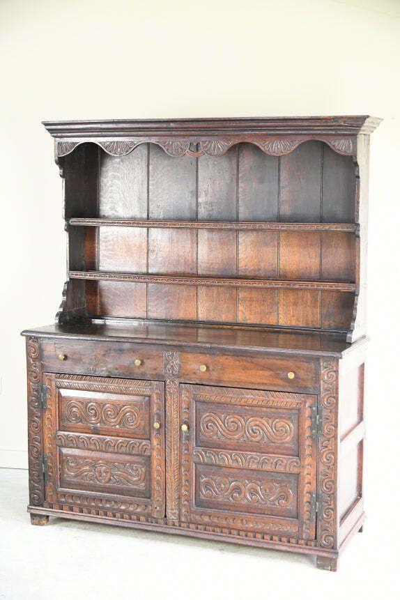 Traditional Antique Oak Country Dresser photo 1895.0