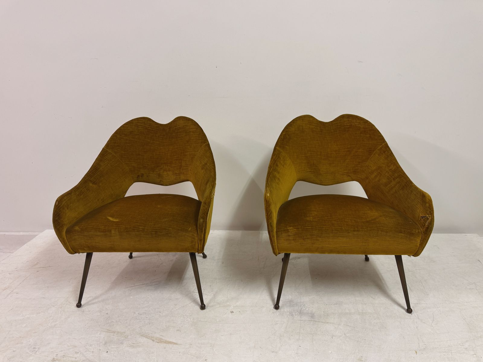 Pair Of Small 1950s Italian Armchairs photo for sale