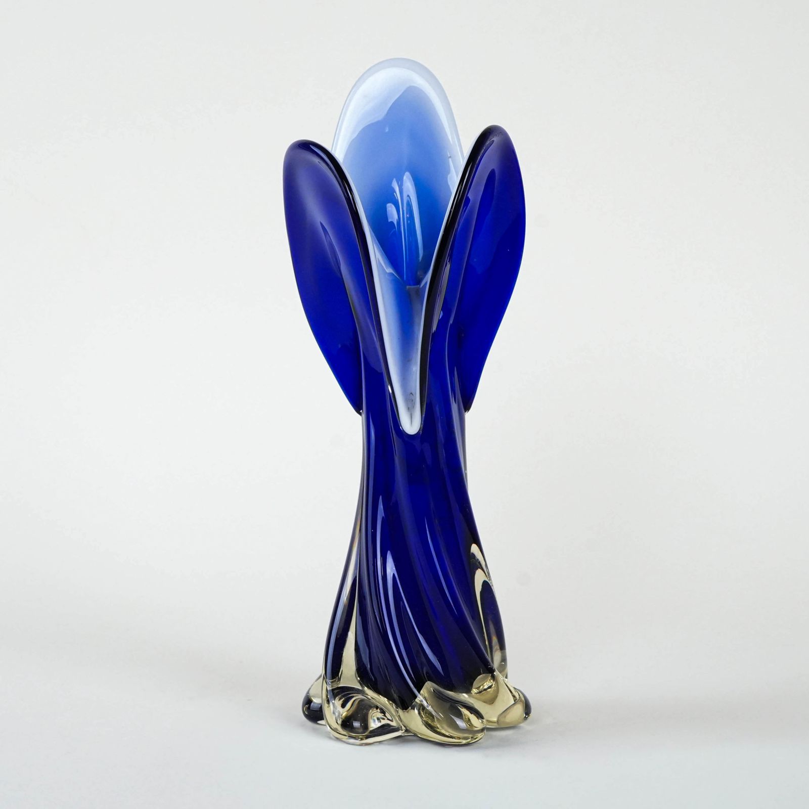 Cobalt Vase, Murano Glass, Italian Design, 1960s, Made In Italy photo furniture