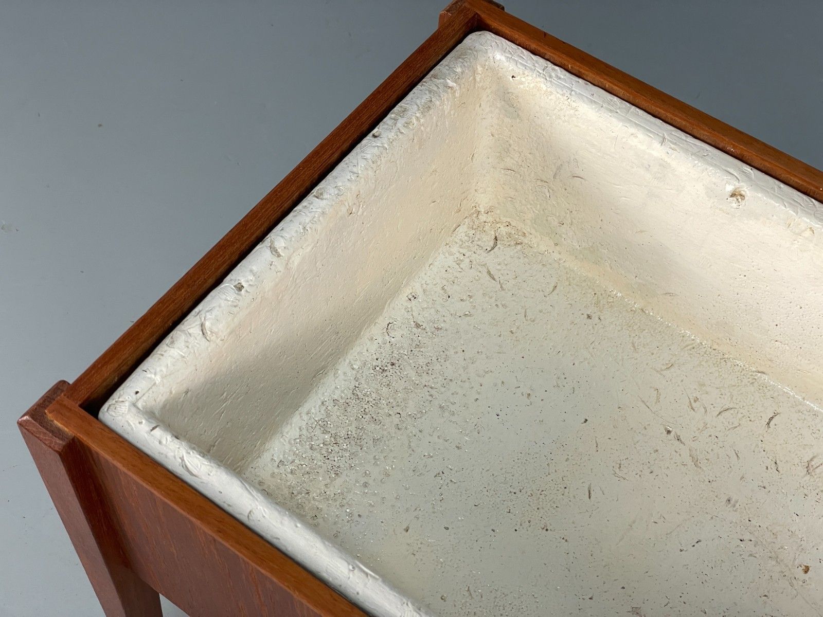 Vintage Teak Flower Planter Drinks Cooler Danish 1960s Mid Century Eb11494 Mwoo photo buy