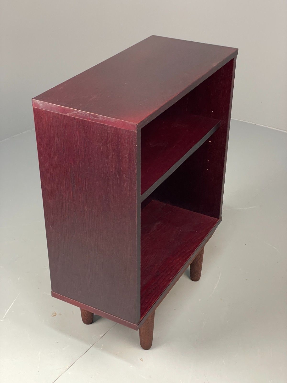 Vintage Dark Oak Bookcase Adjustable Shelf By Beaver & Tapley Eb11498 Mwoo photo vintage